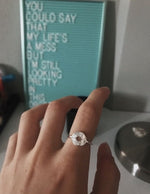 Kompas Ring - Zilver