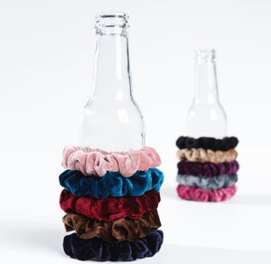 Velvet Scrunchie - Roze