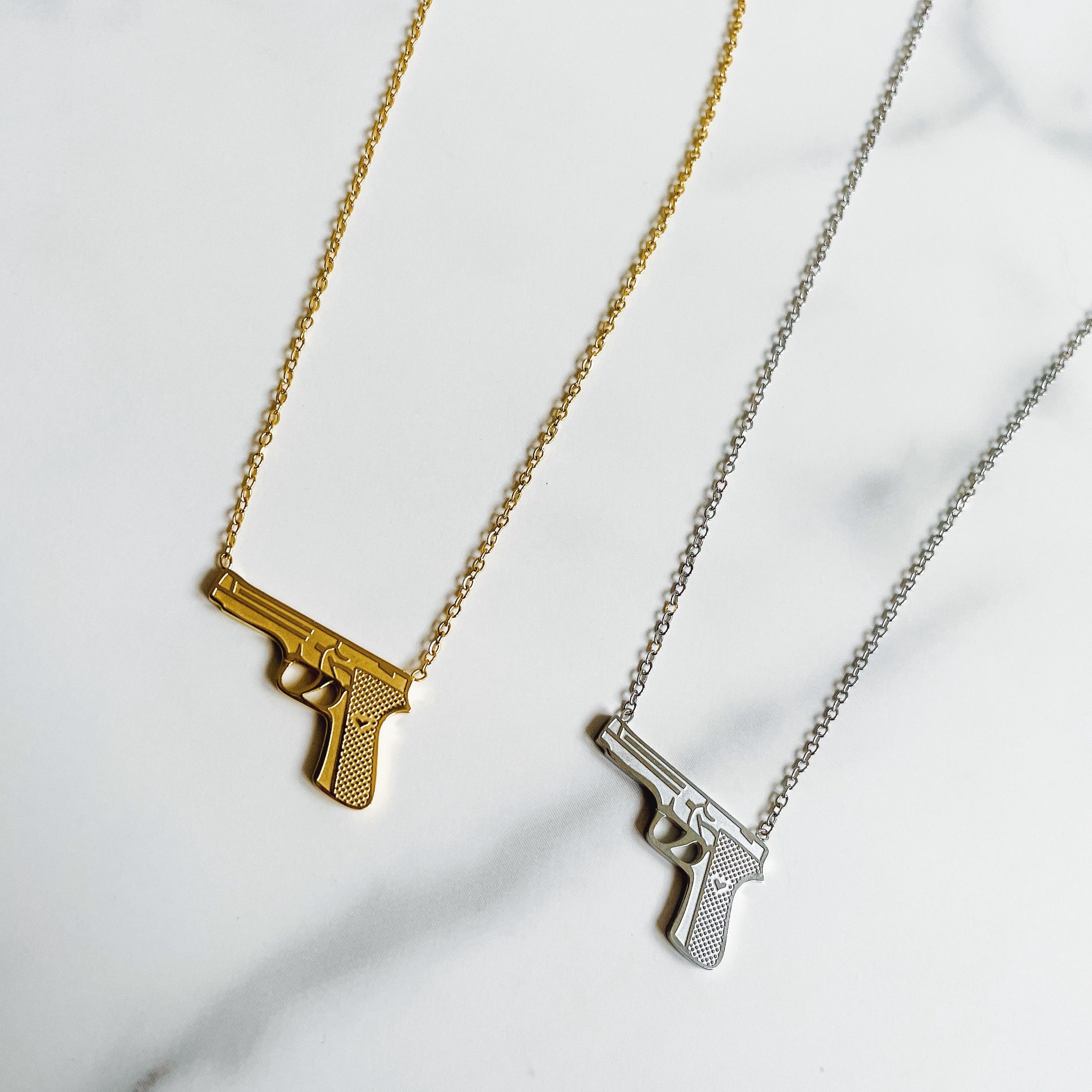 Shoot Your Shot Ketting - Goud