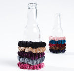 Velvet Scrunchie - Donker Roze
