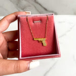 Shoot Your Shot Ketting - Goud