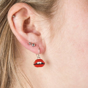 Lip Oorbellen - Goud