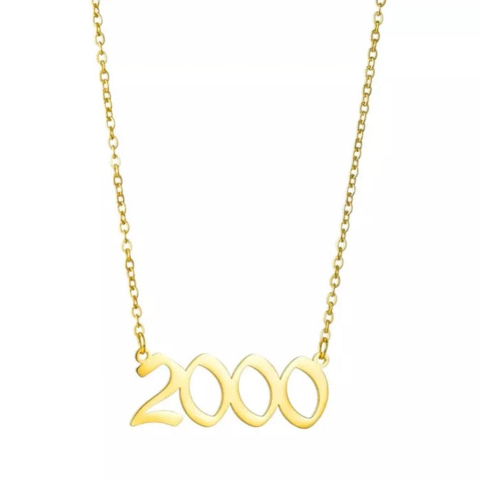 Jaartal Ketting - Goud