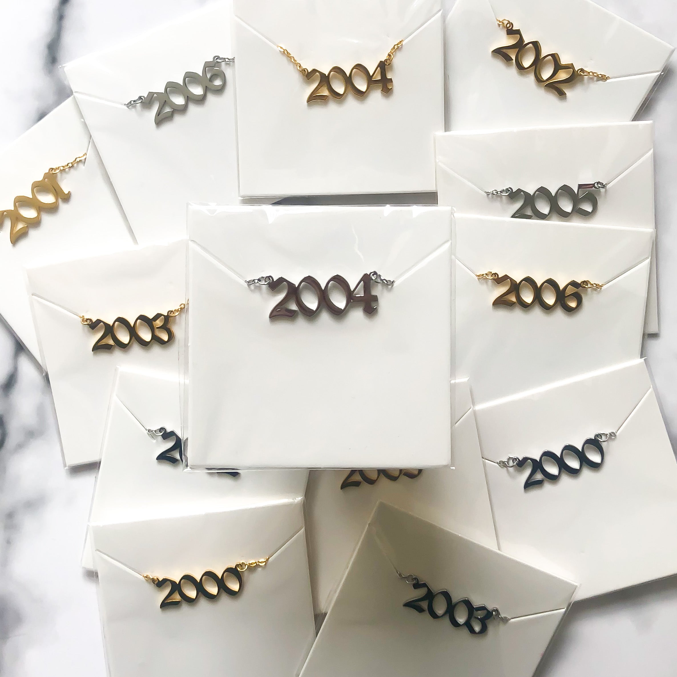 Jaartal Ketting - Zilver