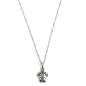 Schildpad Ketting - Zilver