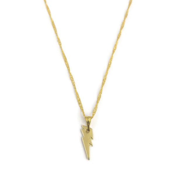 Bliksem Ketting - Goud