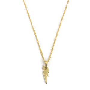 Bliksem Ketting - Goud