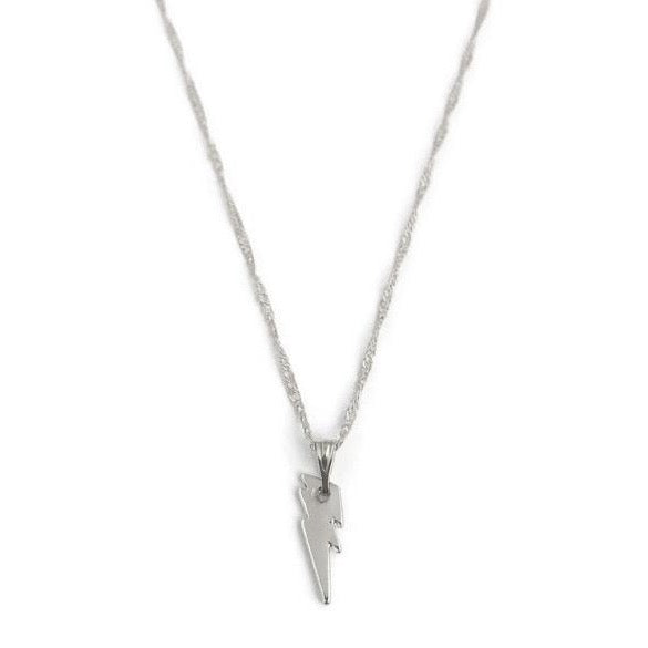 Bliksem Ketting - Zilver
