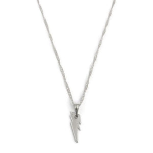 Bliksem Ketting - Zilver