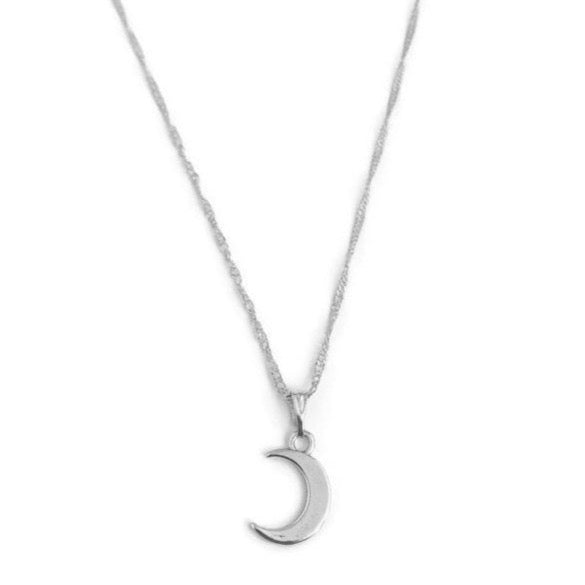 Maan Ketting - Zilver