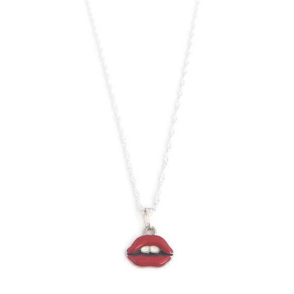 Lip Ketting - Zilver