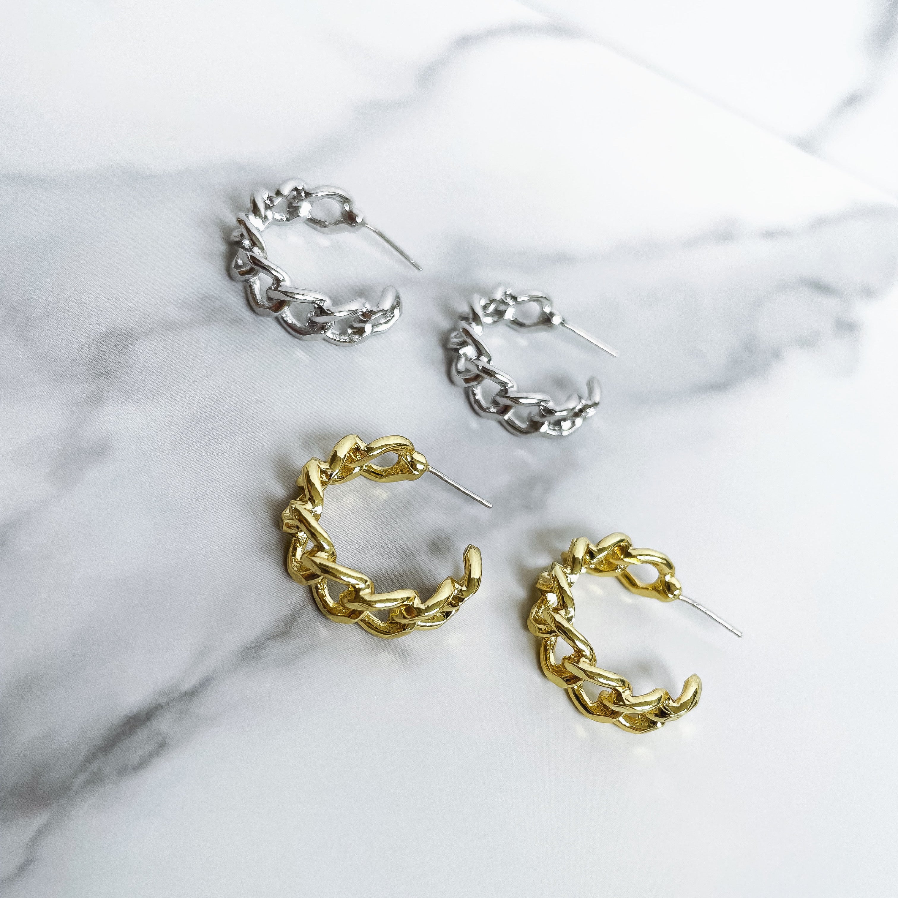 Chunky Oorbellen - Goud