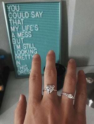 Munt Ring - Zilver