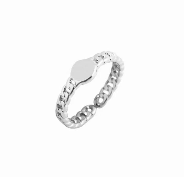 Munt Ring - Zilver